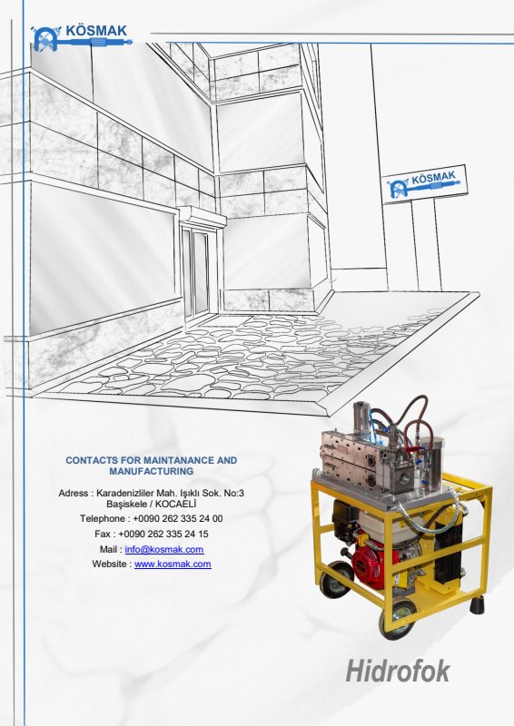 PDF cover: HIDRO FOK DATASHEET