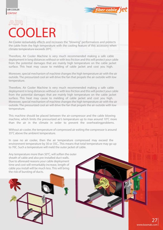 PDF cover: Air Cooler datasheet