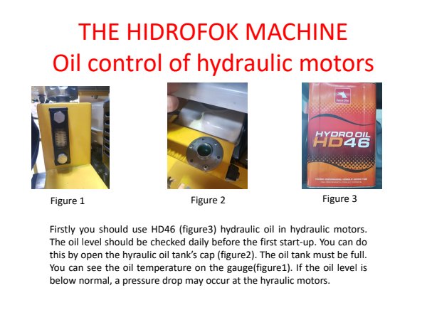 PDF cover: Oil control of hydraulic motors