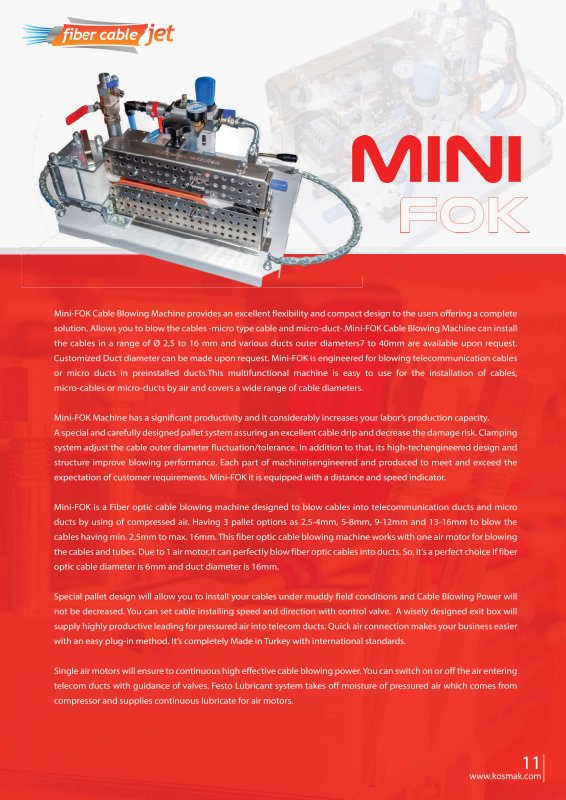 PDF cover: Mini FOK datasheet