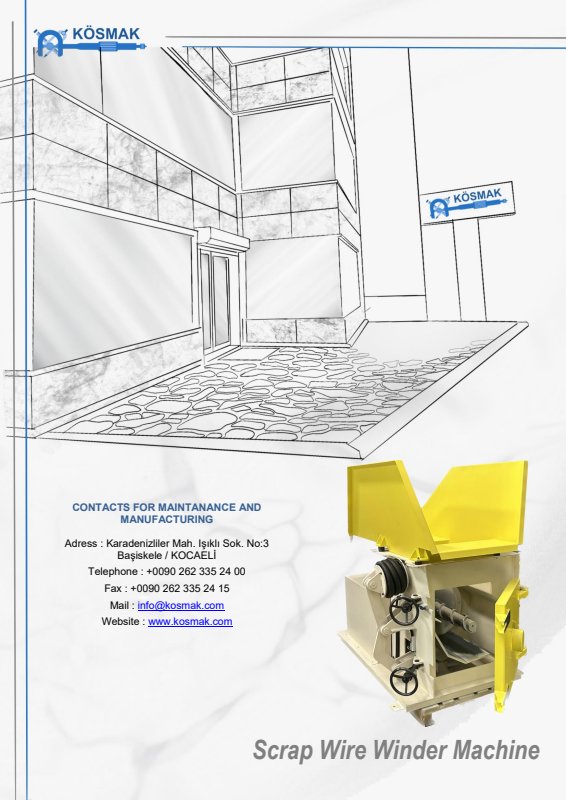 PDF cover: wire winder machine