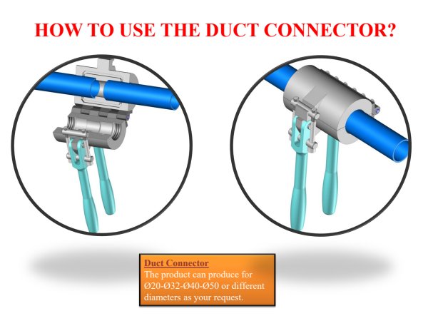 PDF cover: How to use the Duct Connector